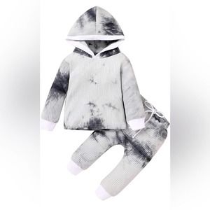 Baby Boy Navy Tie-dye 2Piece Set